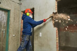 étapes d'une démolition d’un bâtiment