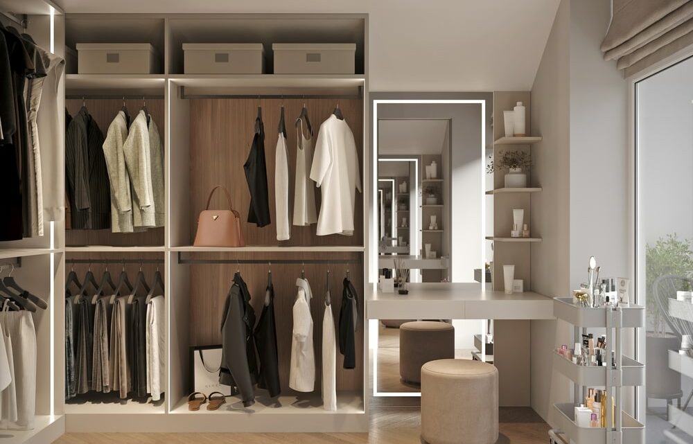 Créer un dressing parfait dans la chambre : optimiser chaque mètre carré avec style